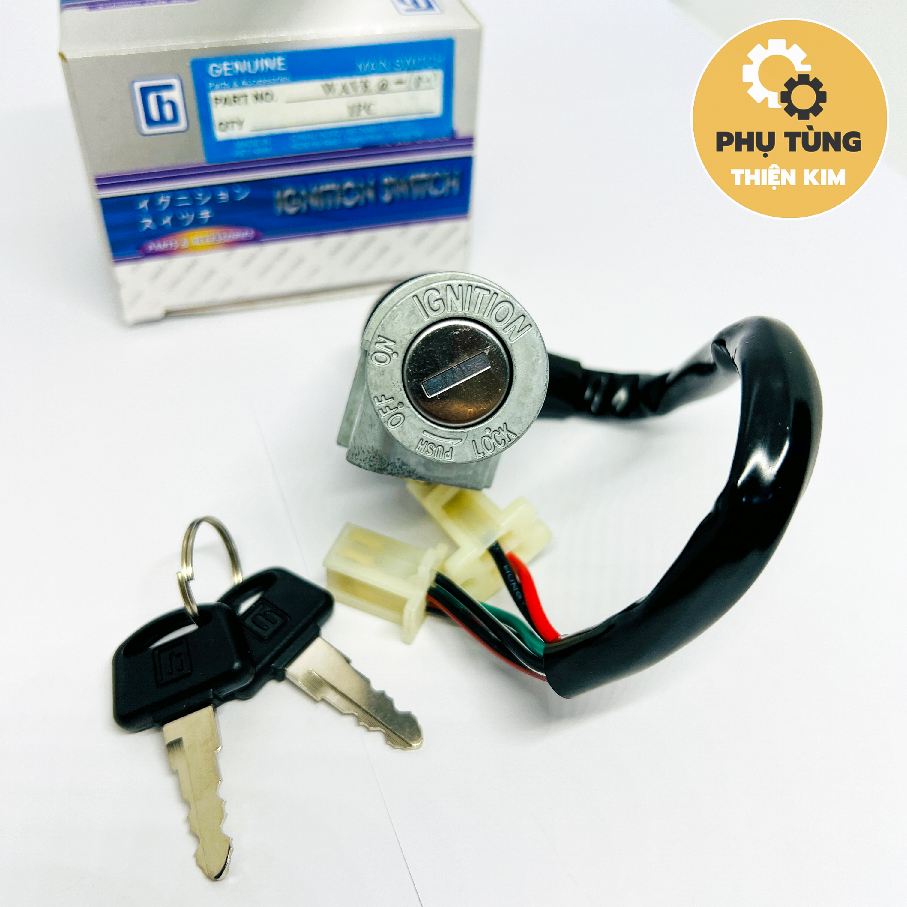 Ổ khóa honda wave alpha chìa dẹp bh 12 tháng 1 đổi 1