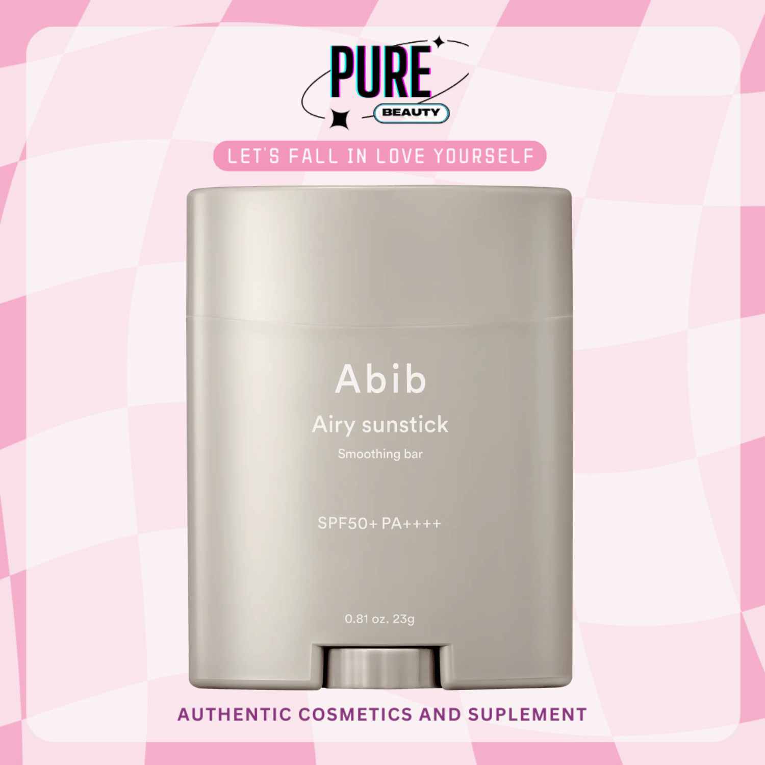 Thanh Lăn Sáp Chống Nắng Abib Airy Sunstick Smoothing Bar (23g)