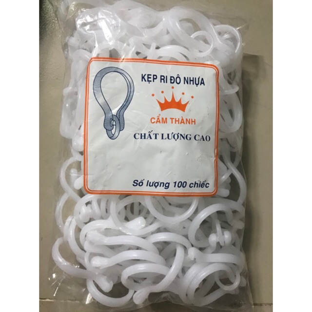 Móc treo màn nhựa 100 cái hàng chất lượng cao
