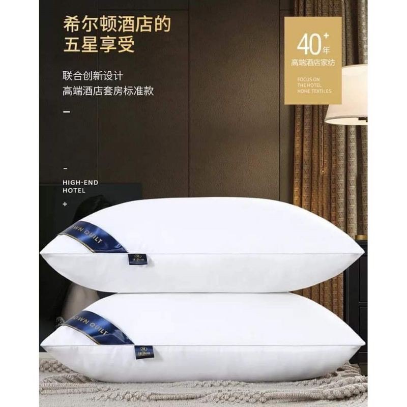 Ruột gối nằm hilton cao cấp- tiêu chuẩn 5* -combo 2 chiếc