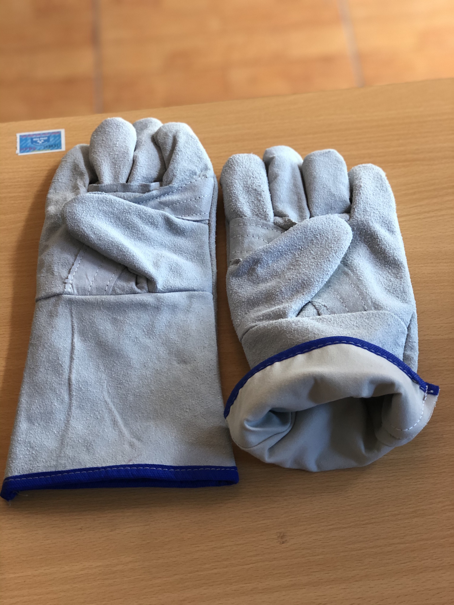 Găng tay da hàn 2 lớp