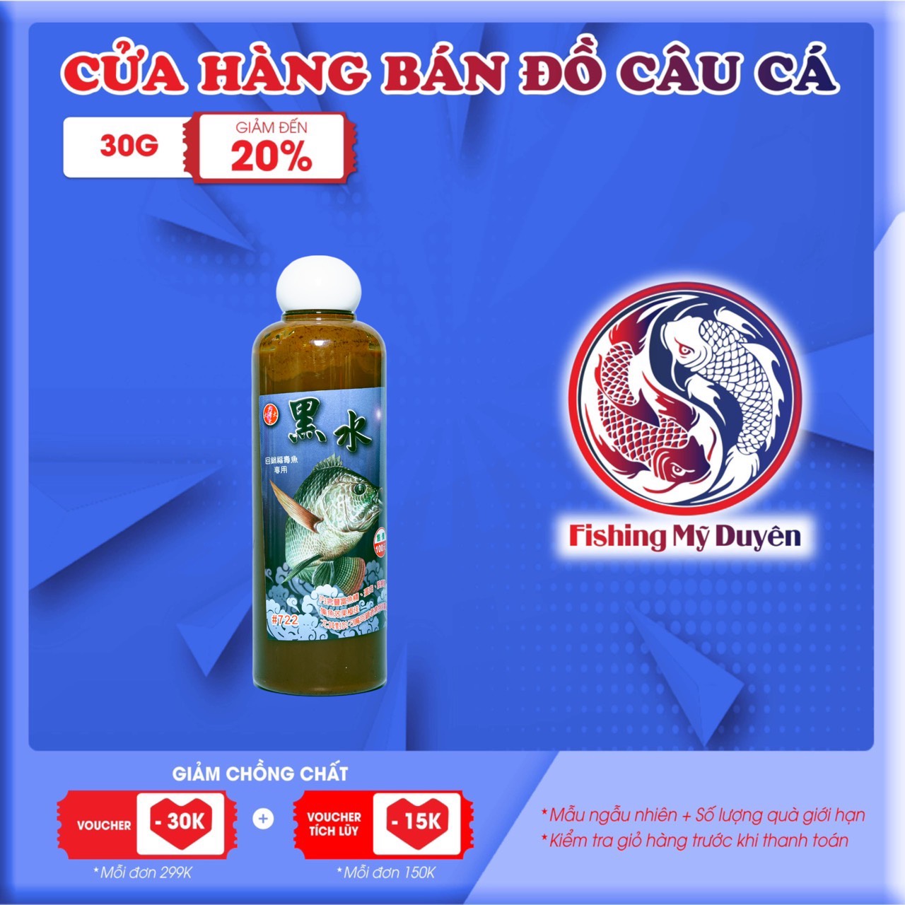 Chai hương liệu nước đen đại ca đại chuyên rô phi - mồi nước đen cá rô phi đại ca đại