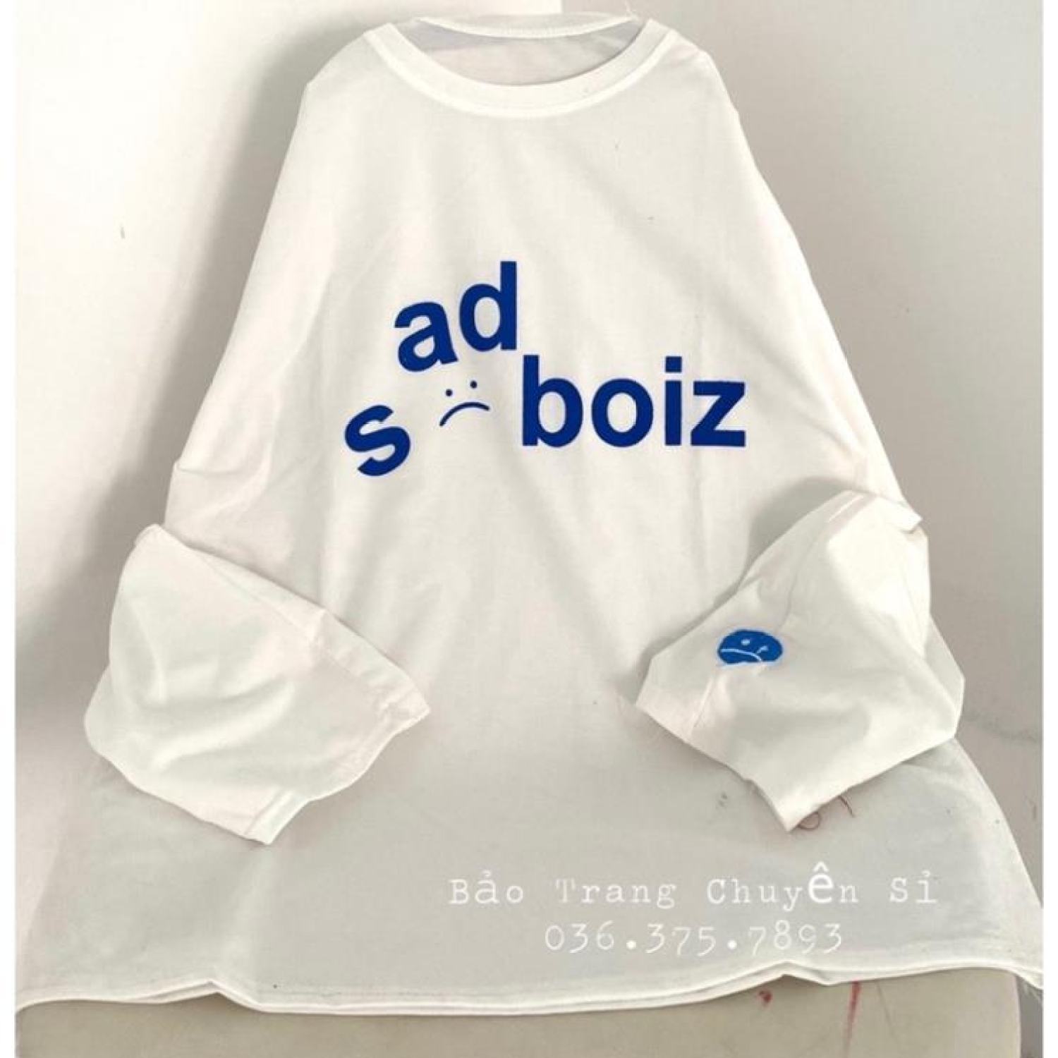 [CÓ ẢNH THẬT] Áo Thun Tay Dài SAD BOIZ Chất Thun Form Rộng UNISEX FREESIZE Nam Nữ Ulzzang