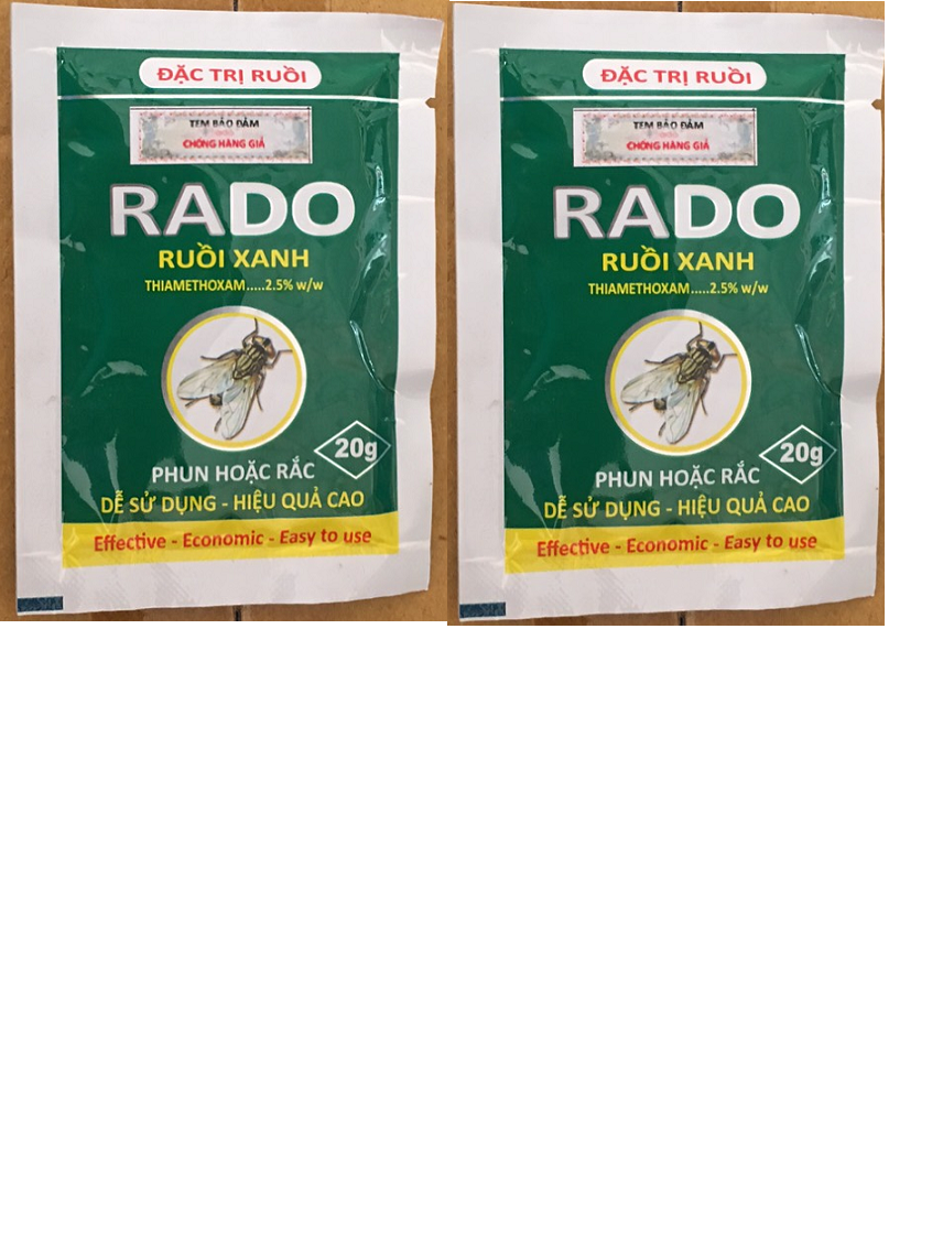 Combo 3 gói siêu diệt ruồi thuốc diệt ruồi xanh dạng gói 20gr