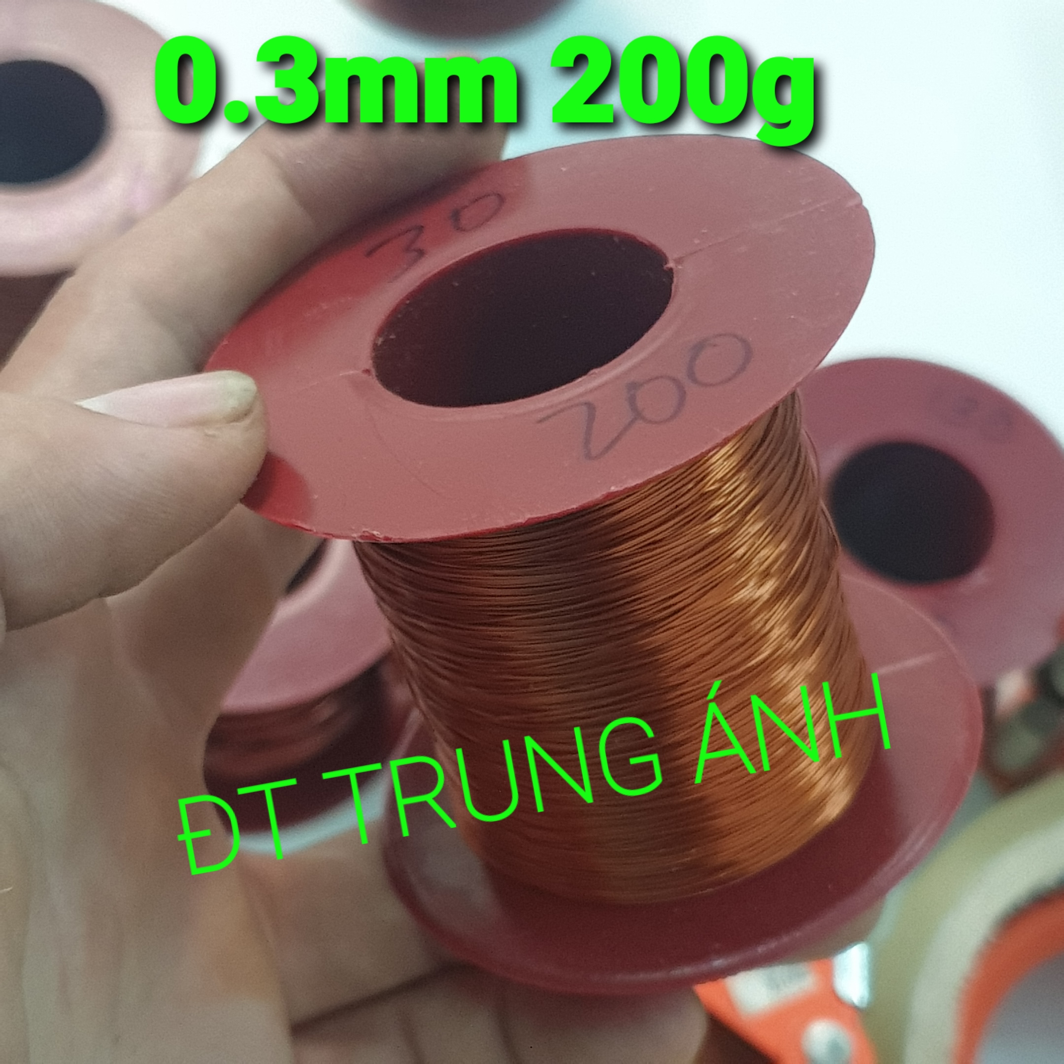 Dây đồng quấn biến áp kích cơ. (0.3mm 200g). Dây đồng cuộn. dây đồng bọc emay cách điện. dây đồng chịu nhiệt quấn biến áp, mô tơ. Dây đồng quấn biến áp xung, biến áp thường 220v