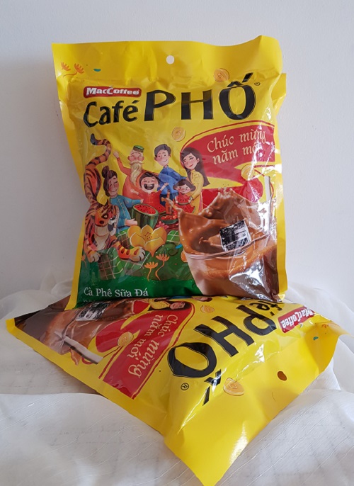 Cafe PHỐ Sữa Đá MacCoffee - 30 gói x 24g/bịch