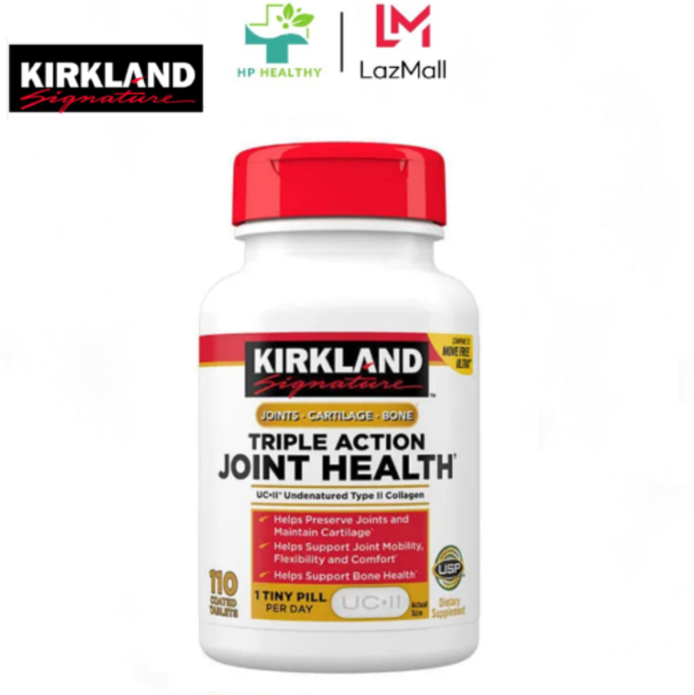 Viên Uống Hỗ Trợ Đau Khớp Kirkland Signature Triple Action Joint Health