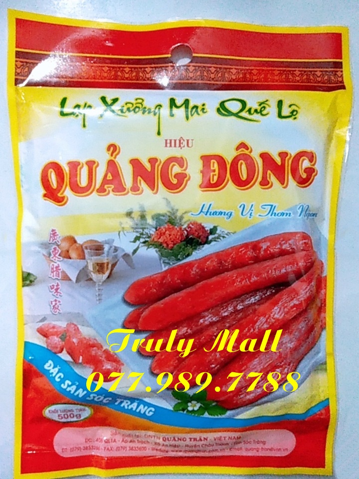 500gr lạp xưởng quảng đông - sóc trăng
