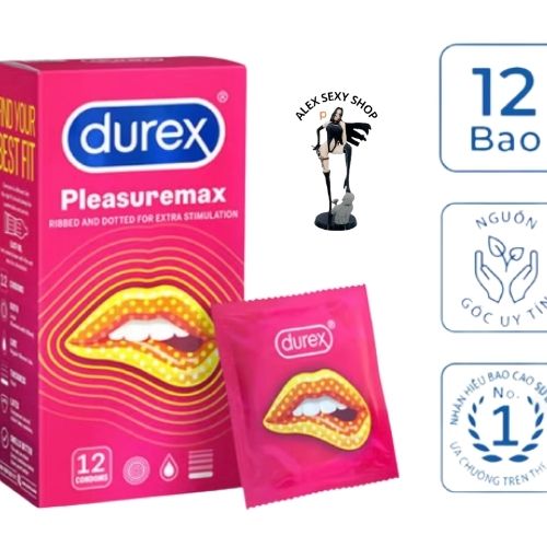 Bao cao su durex 12 bao pleasuremax.6 loại bao cao su durex.