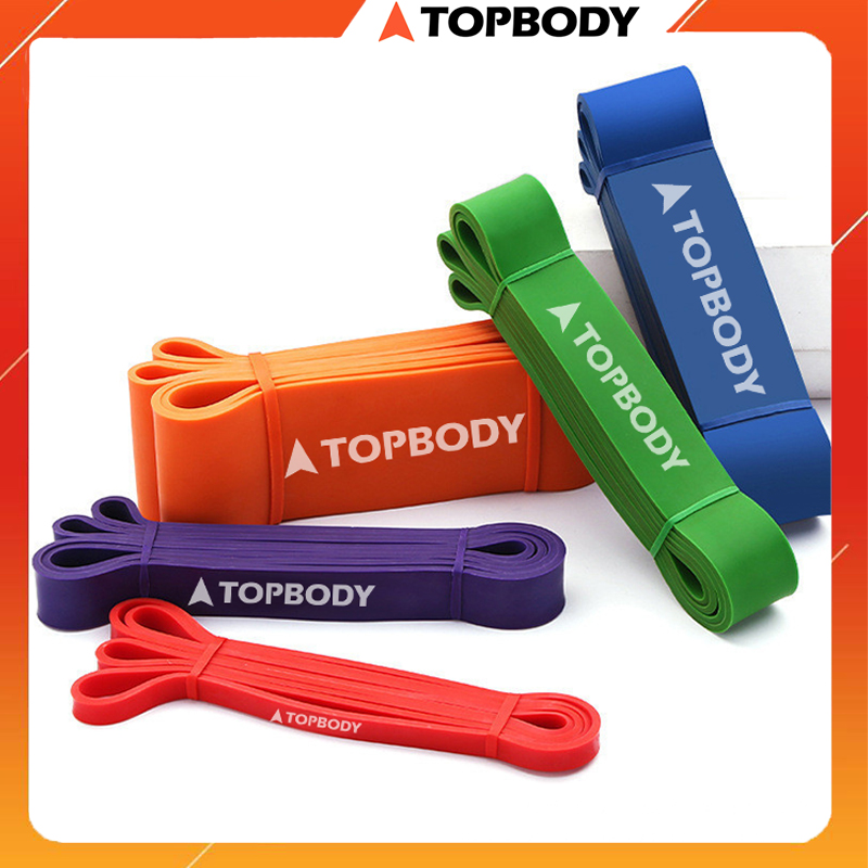 Dây kháng lực Power Band đa năng, hõ trợ các bài tập toàn thân chính hãng TOPBODY - T3 - DKHAL01