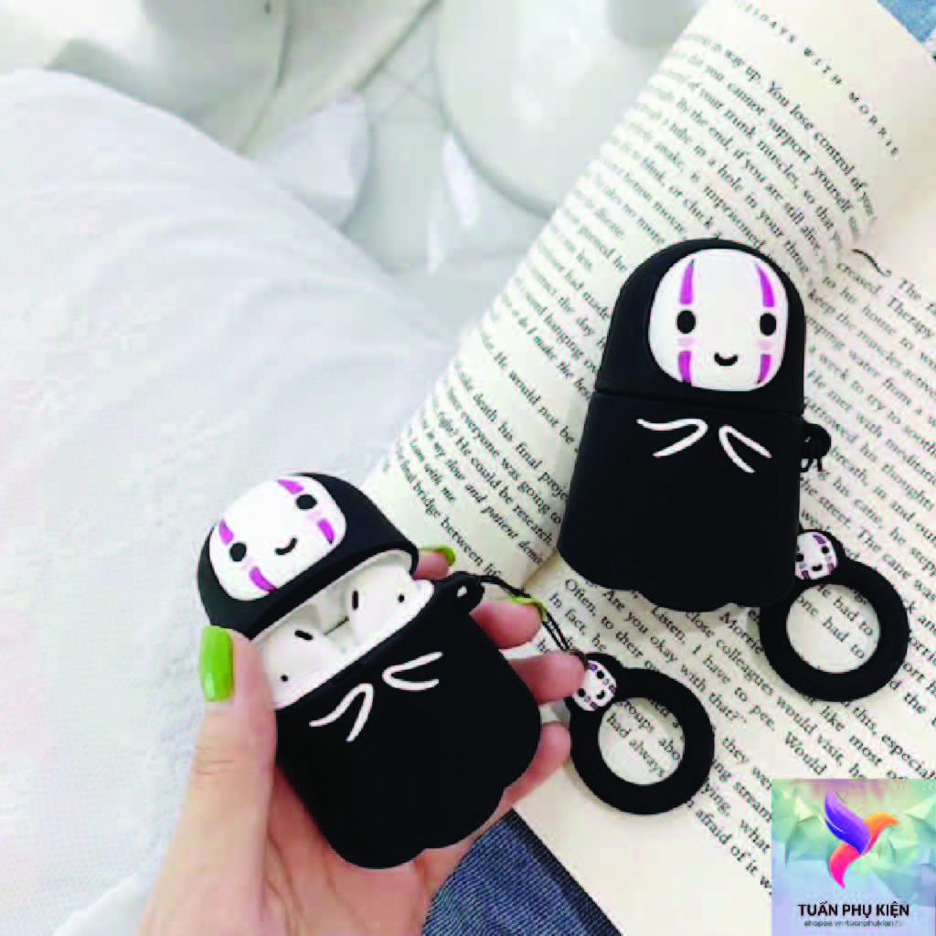 Airpods Case - Silicon Case Tai Nghe Không Dây Airpods 1-2-i12-PRO hình Vô Diện Có Tay Siêu Cute