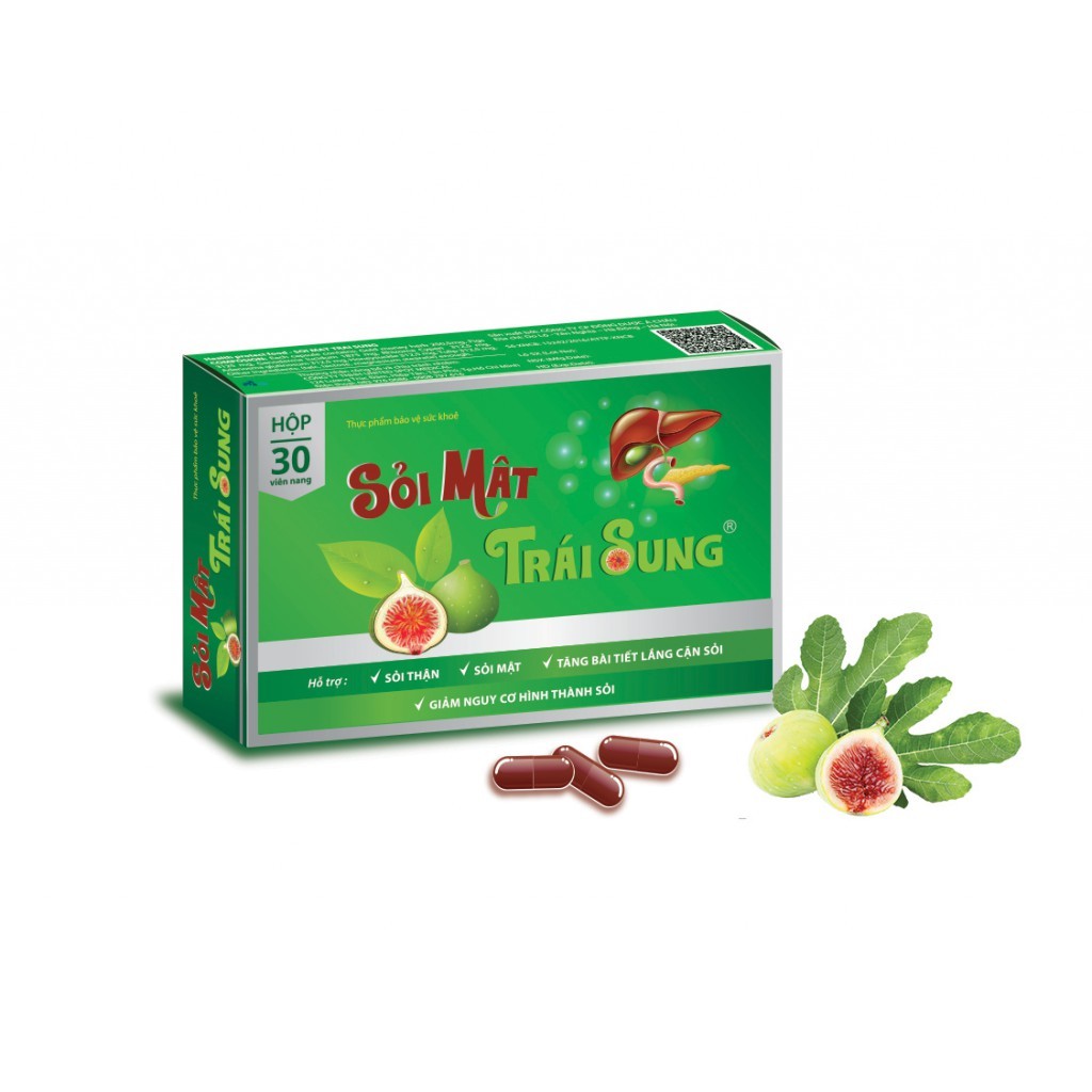 Sỏi mật sỏi thận trái sung - Hỗ trợ tốt chức năng tiêu hóa, bào mòn sỏi, phòng chống sỏi