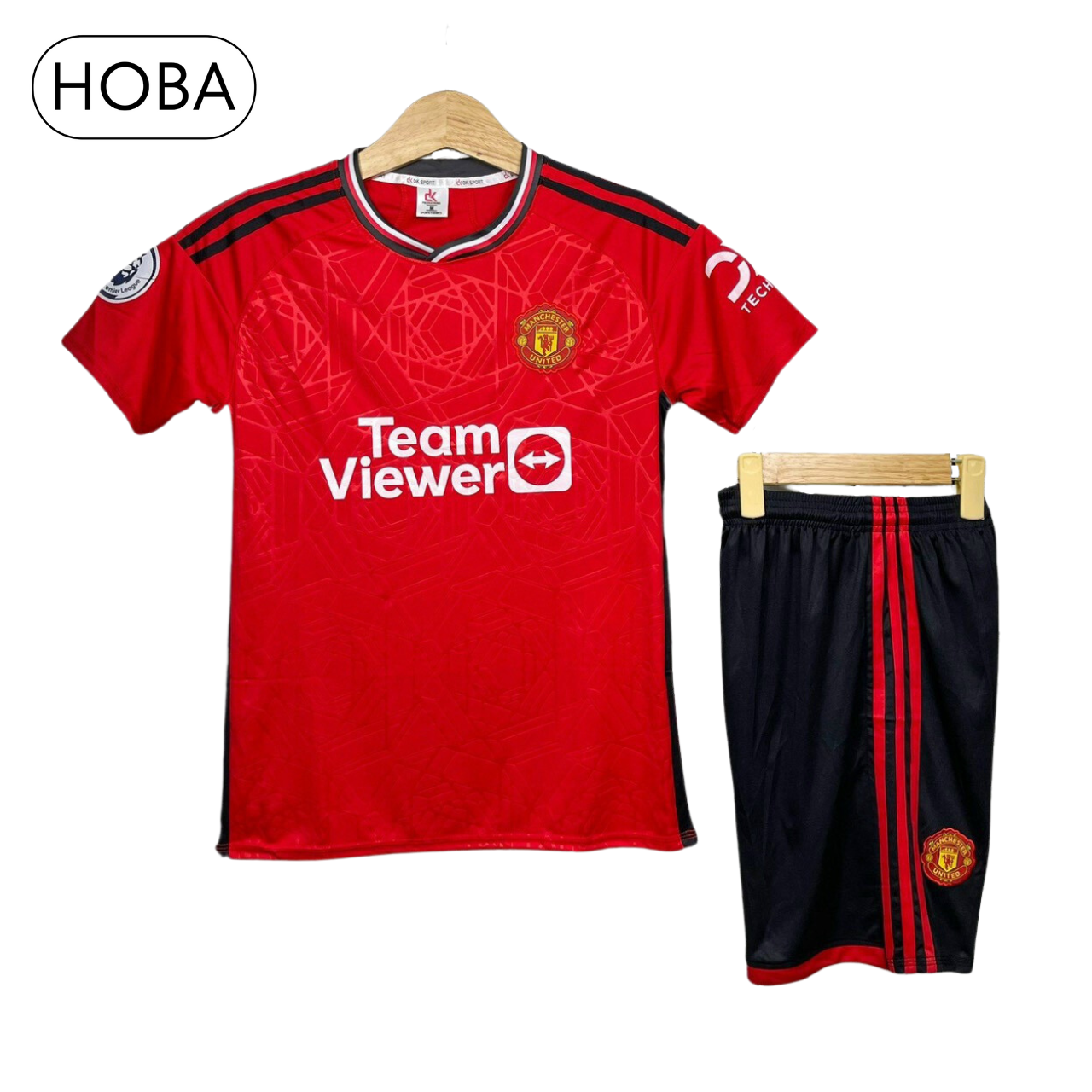 Bộ quần áo bóng đá đồ đá banh CLB MU Manchester United đỏ in tên và số theo yêu cầu