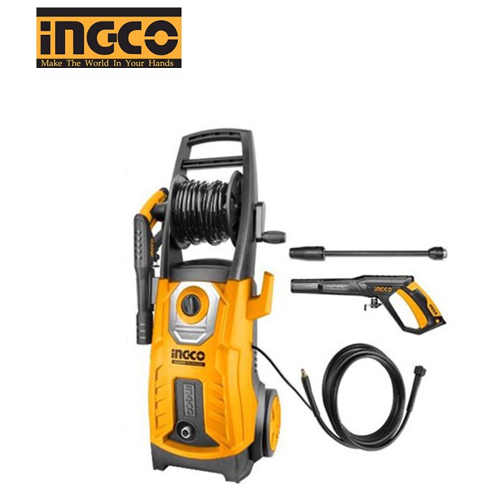 1800W máy xịt rửa áp lực Motor từ-Motor dây đồng nguyên chất Ingco HPWR25008, sản phẩm tốt đạt chất lượng ca, cảm kết sản phẩm nhận được như hình và mô tả