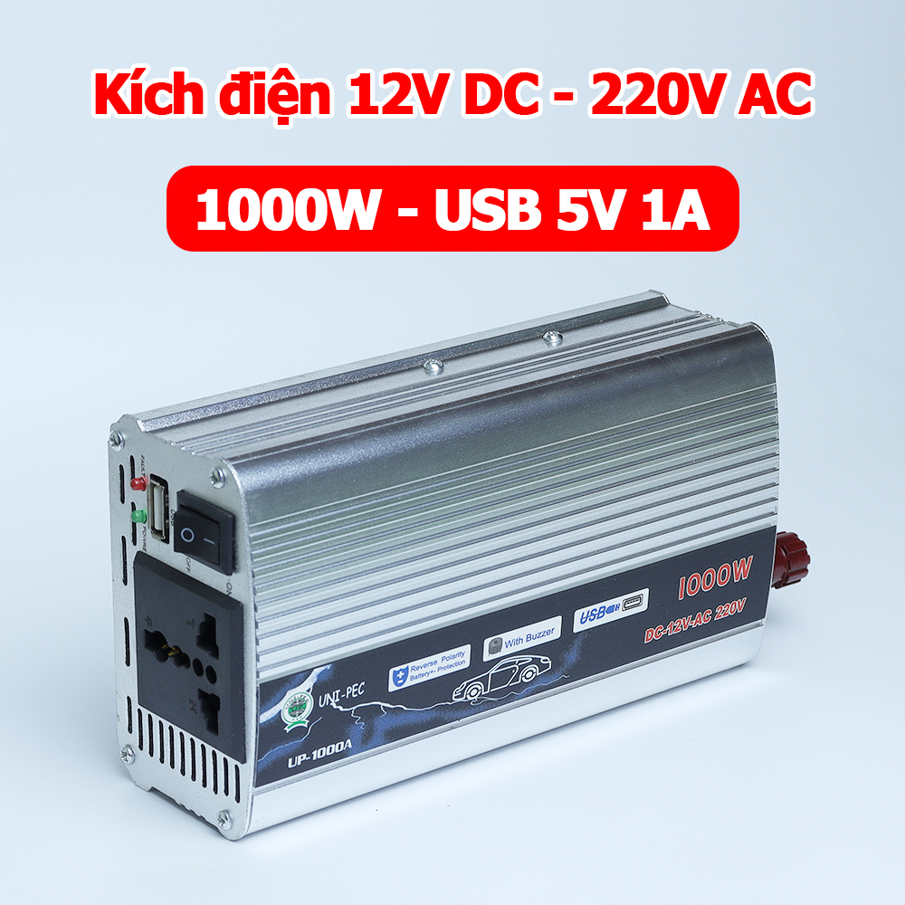 Bộ chuyển nguồn 12v-dc sang 220v-ac