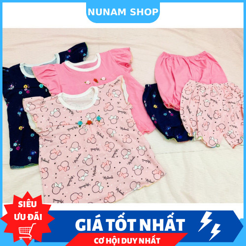 Bộ cánh tiên chất cotton cho bé 13-16kg - nunam shop