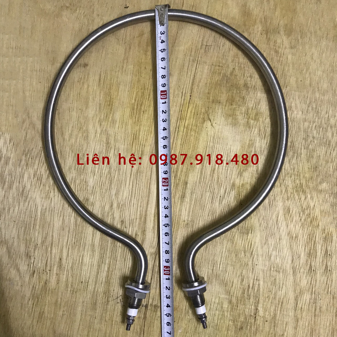 [Rẻ Vô Địch] Thanh Nhiệt Điện Trở Vòng Tròn inox 304 220V 380V dùng đun nước, hấp bánh