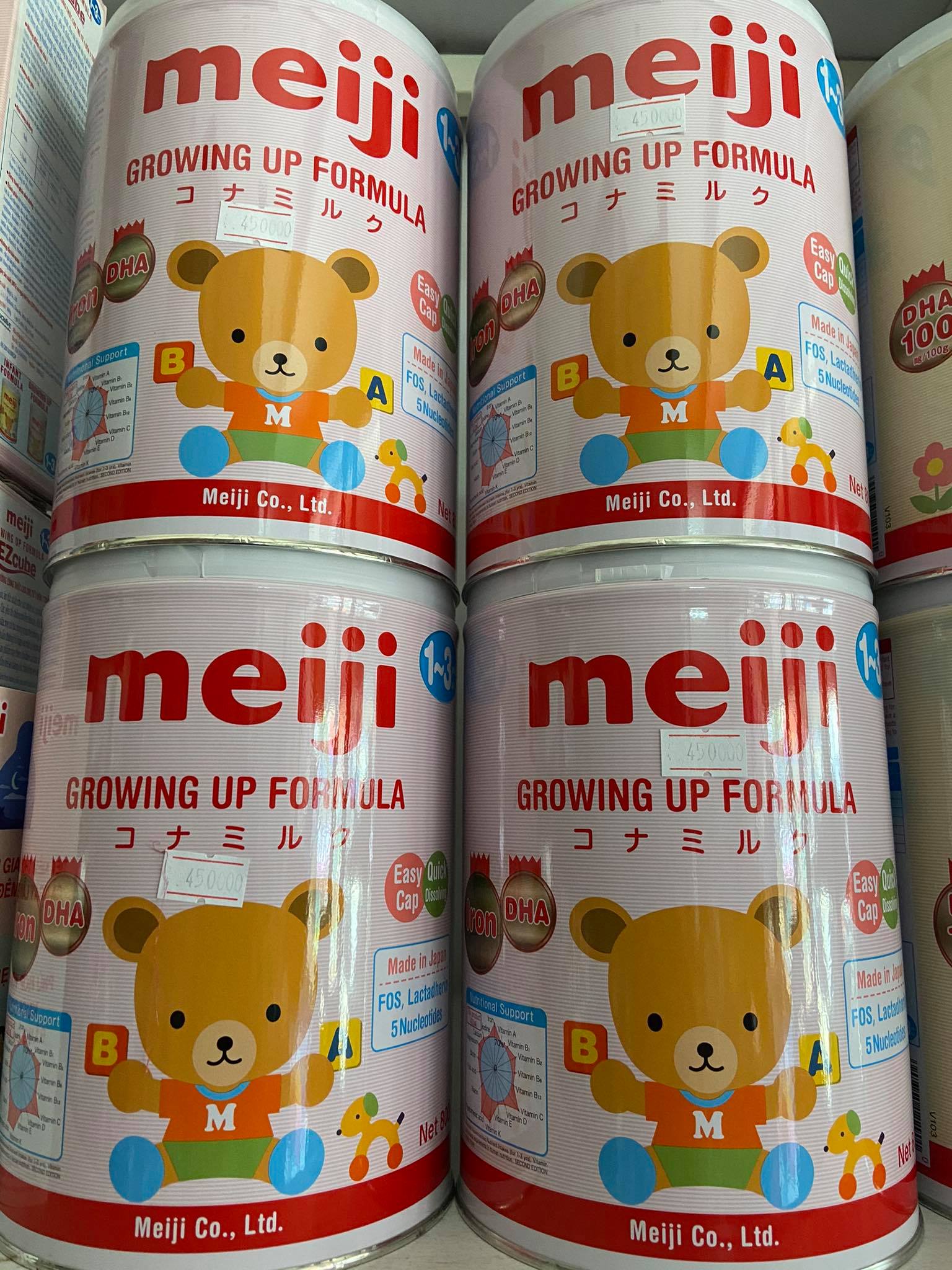 [HCM]Sữa Meiji số 1 hàng nhập khẩu dành cho trẻ 1 đến 3 tuổi 800g