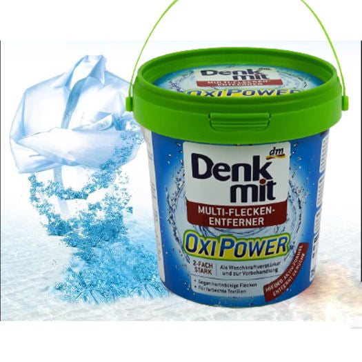 BỘT TẨY VẾT BẨN TRÊN VẢI DENKMIT OXI POWER CHO QUẦN ÁO MÀU