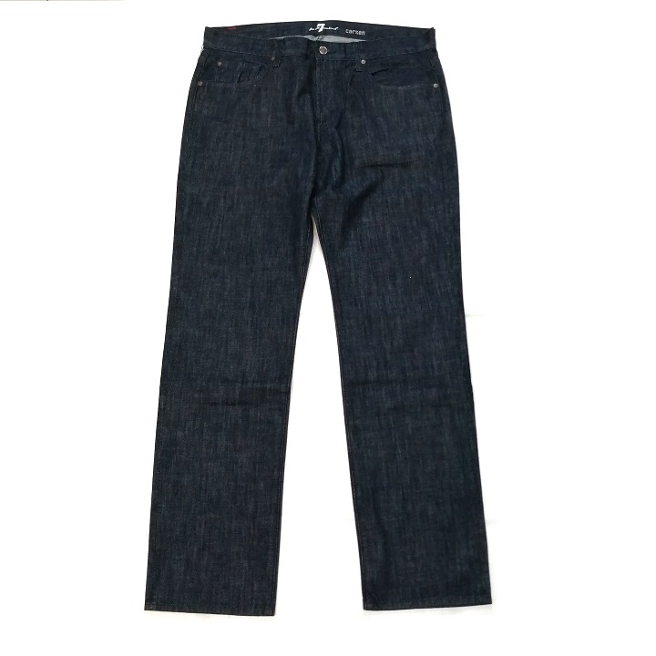 Quần jean nam ống suông xanh for all mankind jta145404a mexico