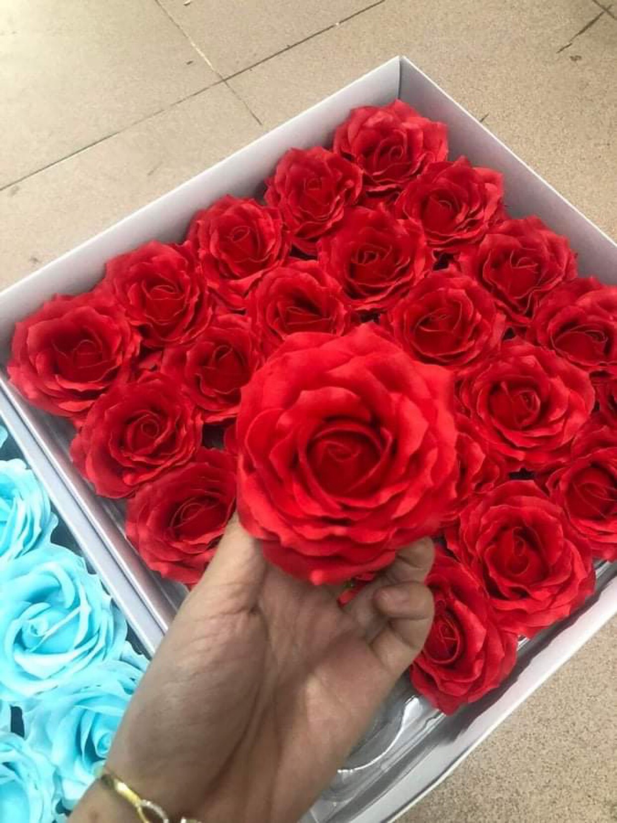 Hoa sáp thơm 7 lớp giá sỉ, hoa sáp 7 lớp giá rẻ
