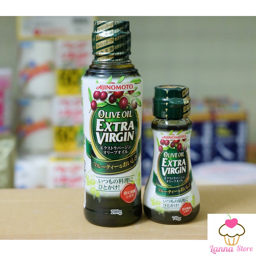 Dầu olive extra virgin ajinomoto chai 200g - nhật bản