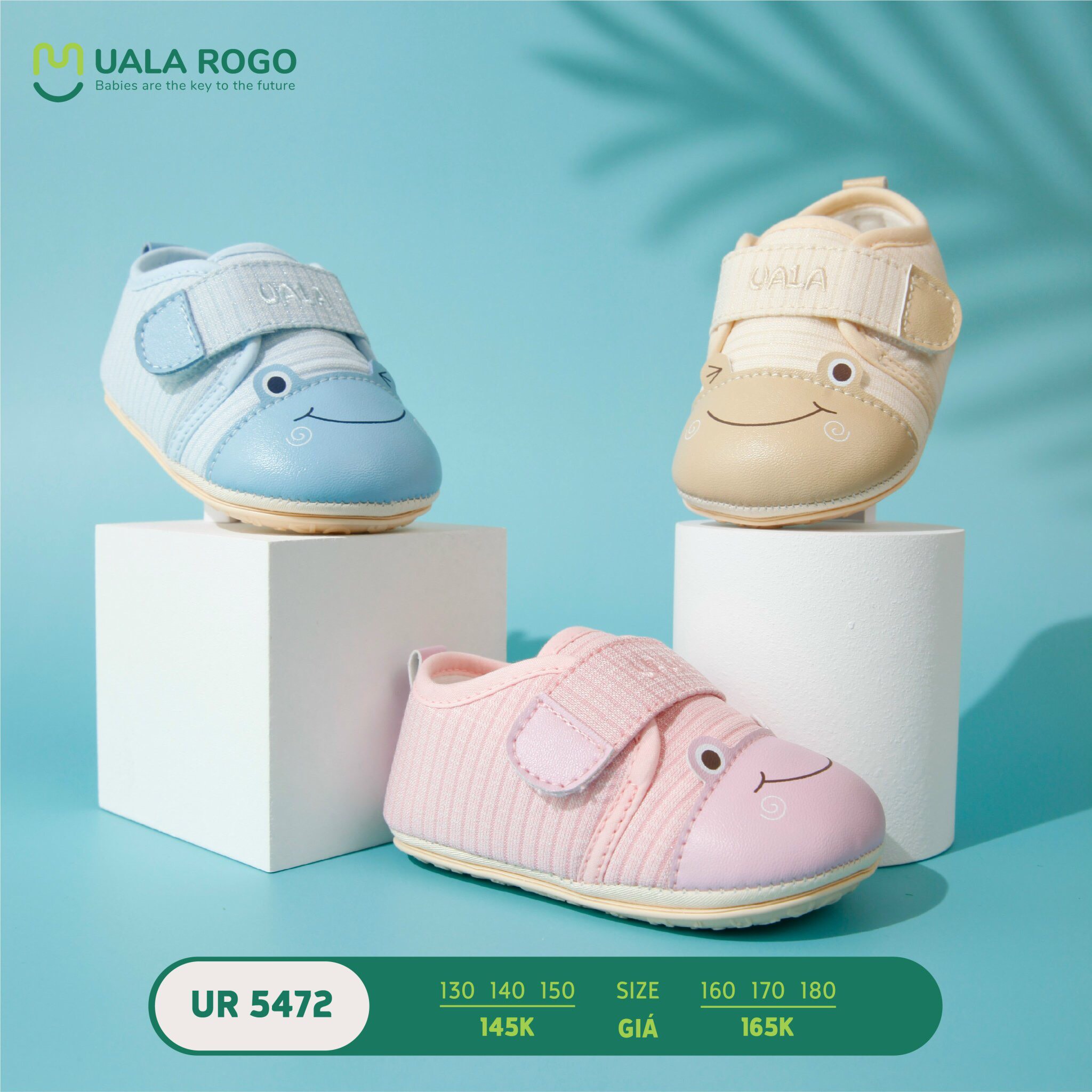 UR5472 - Giày tập đi UalaRogo siêu mềm và chống trơn trượt