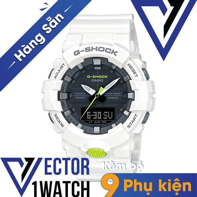 Đồng hồ thể thao nam nữ G-Shock GA-800SC-7A Full phụ kiện