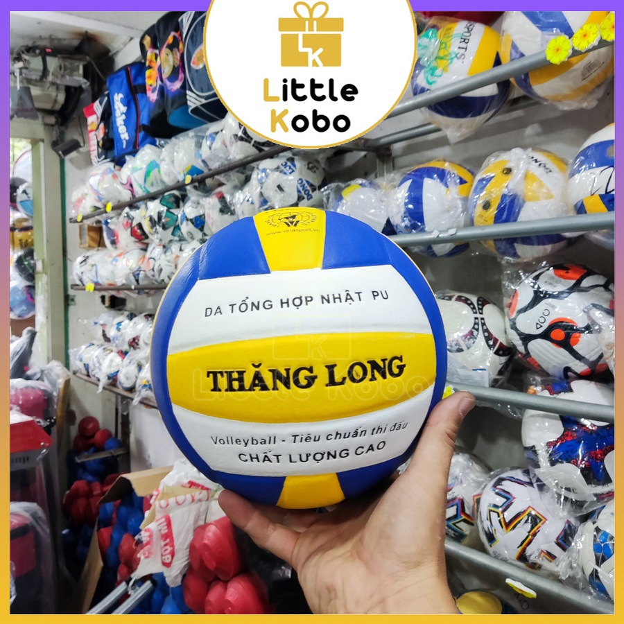 Bóng Chuyền Thăng Long VB7400 Da Tổng Hợp Nhật Da PU Tặng Kèm Lưới Đựng Và Kim Bơi Đồ Chơi Thể Thao Trẻ Em