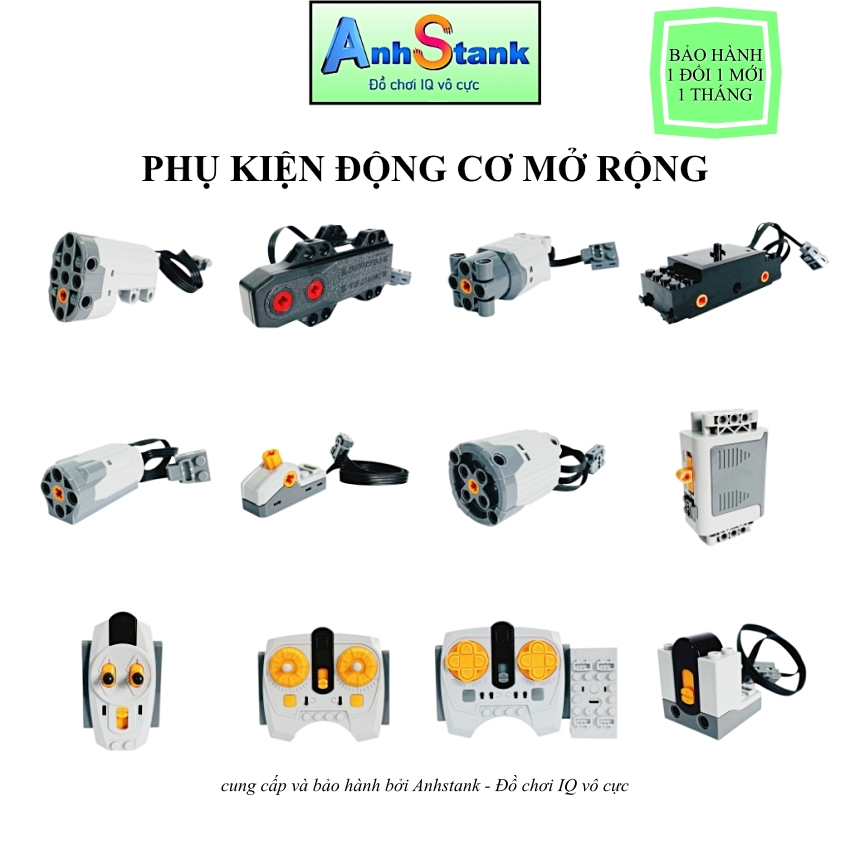 Động cơ mô hình lắp ráp điều khiển từ xa dành cho 9686 và technic sử dụng Tia hồng ngoại Phạm vi 4M Bảo hành 1:1 mới 1 tháng