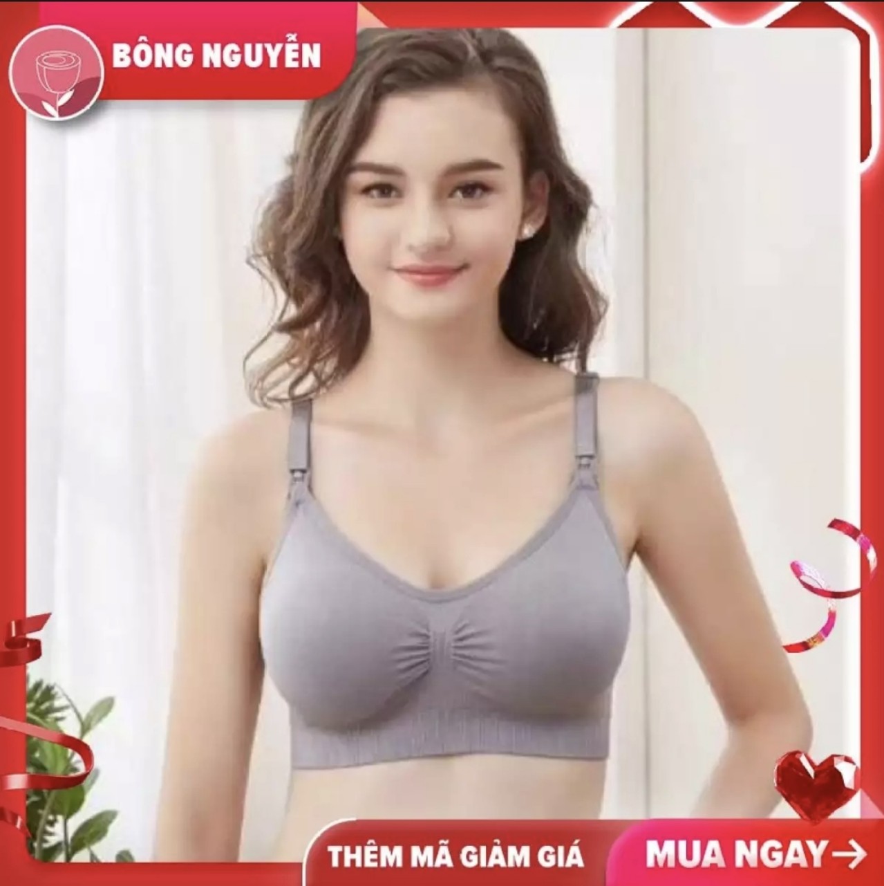Áo Lót Cho Con Bú Chống Chảy Xệ, Áo Ngực Cho Mẹ Bầu Siêu co giãn Siêu Hot (Thế giới đồ lót_Bông nguyễn)