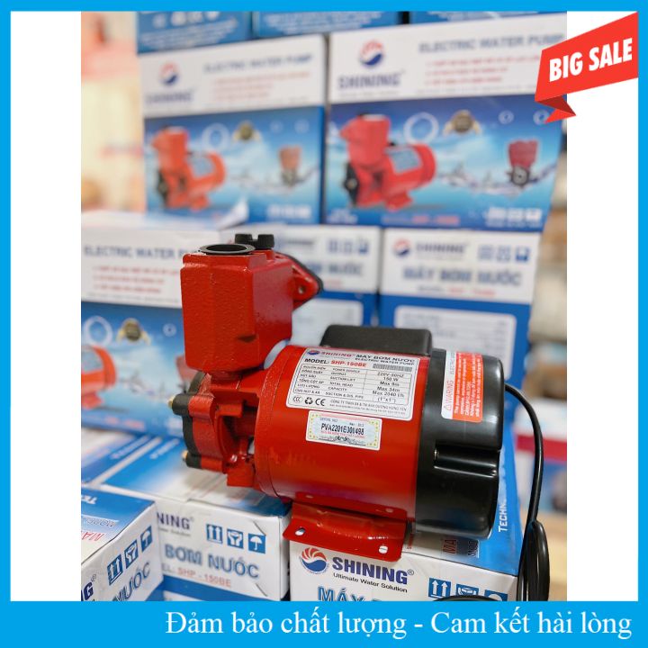 Máy bơm nước chân không shinning 150be dây đồng 100% bảo hành 12 tháng