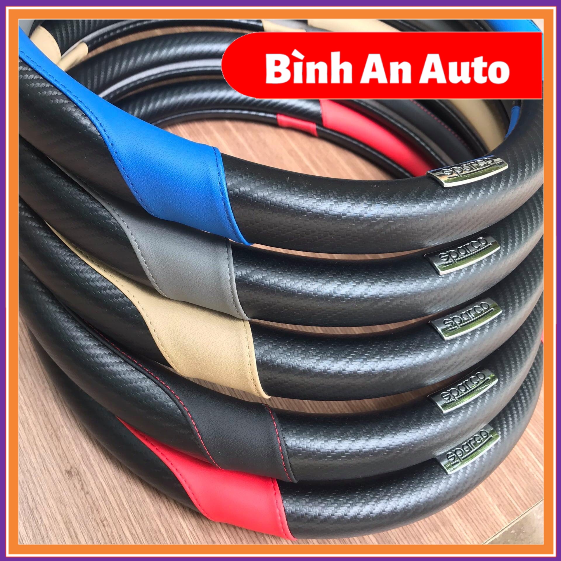 Bọc Vô Lăng Sparco cao cấp dành cho các dòng xe TOYOTA HYUNDAI KIA HONDA MAZDA FORD MITSUBISHI CHERVOLET