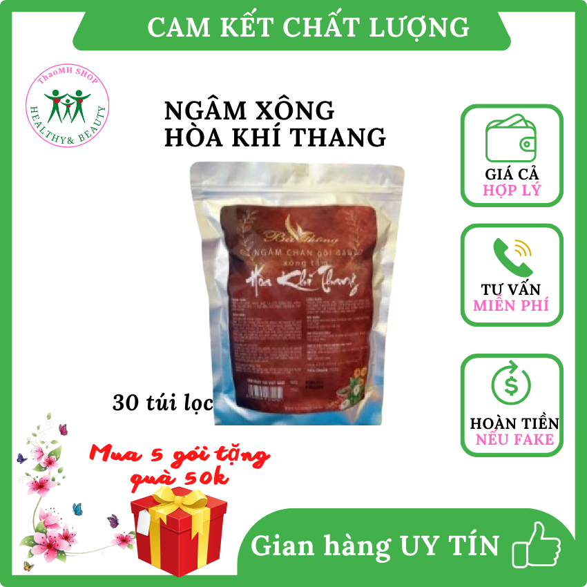 [FREESHIP+TẶNG QUÀ 50k] Hòa Khí Thang Bà Thông BT12 Sử Dụng Để Ngâm Chân, Gội Đầu, Xông Tắm, Thông Kinh Hoạt Lạc, Tăng Cường Lưu Thông Máu, Cải Thiện Trao Đổi Chất - ThaoMH Shop