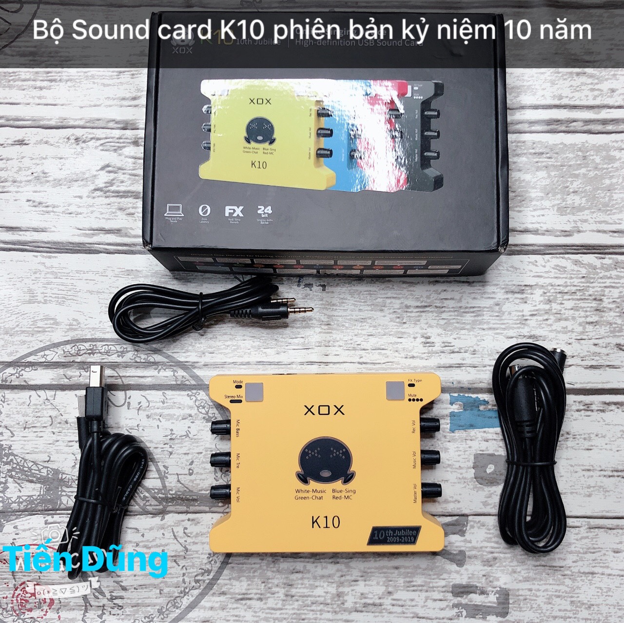 Mic thu âm AQTA BM900 II với Sound card k10 đời 2020 chân màng- Bộ