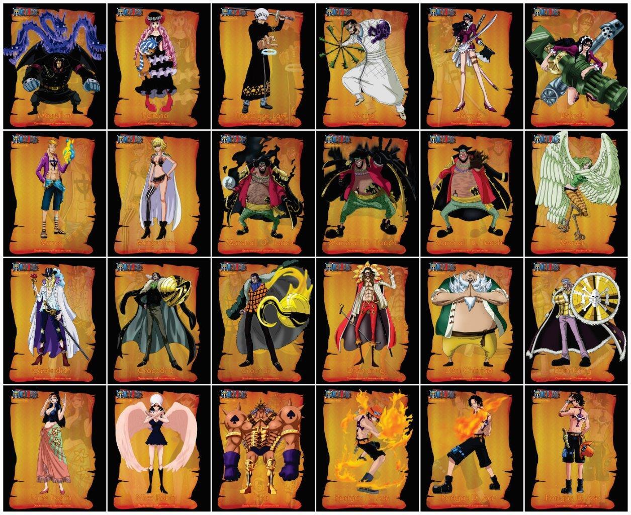 [Độc quyền phản quang 7 màu] Thẻ bài nhân vật One Piece - Khổ 6.3 cm x 7.7 cm