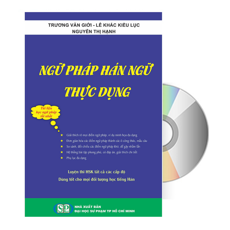 Sách - ngữ pháp hán ngữ thực dụng + dvd tài liệu