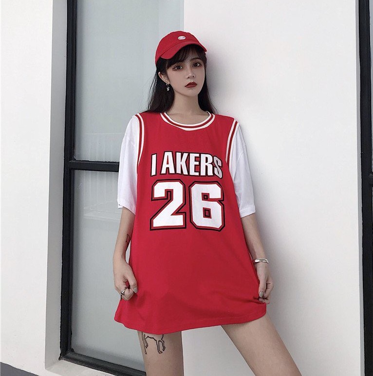 Set Bộ Thể Thao Bóng Rổ Áo Aiker SỐ 26 và Quần Short Viền V 2 Line VML09