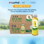 Thùng 24 chai Trà xanh tự nhiên Không Đường TH true TEA 350 ml