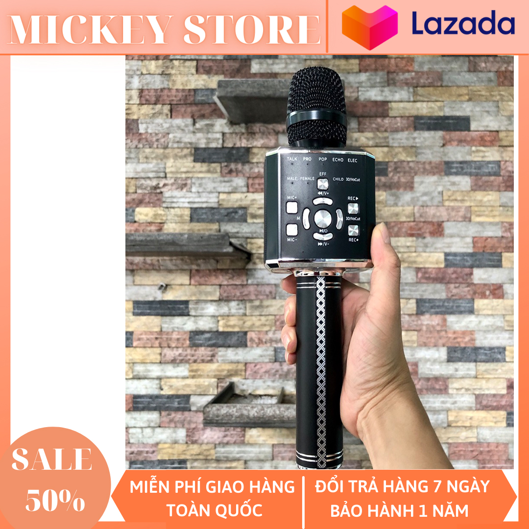 Micro ys-97 mic karaoke bluetooth tích hợp live stream sound card 3 in 1 cao cấp bảo hành 12 tháng