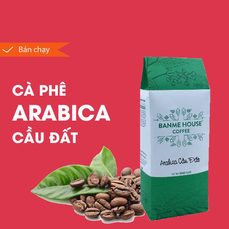 [HCM]500GR Cà phê Arabica Cầu Đất