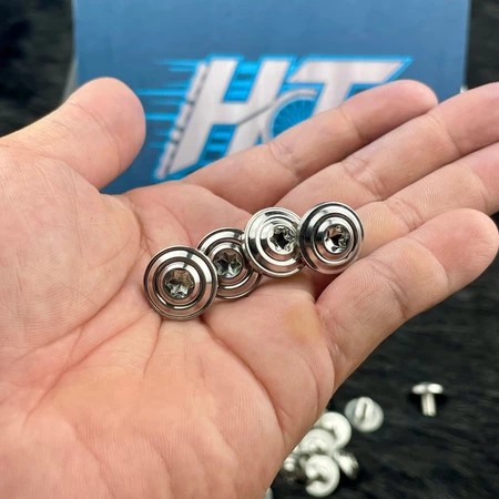 Ốc Salaya dàn áo 6li10 phụ kiện xe máy HT, mẫu Thái V2 đầu dù, inox 304, dùng cho tất cả các dòng xe