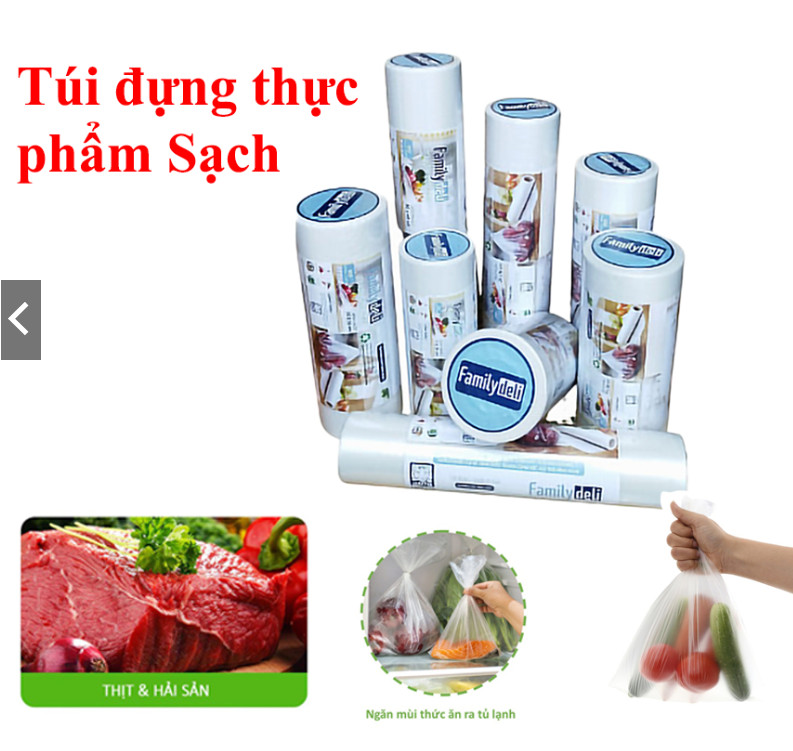 Túi đựng thực phẩm tự hủy sinh học 20x30cm