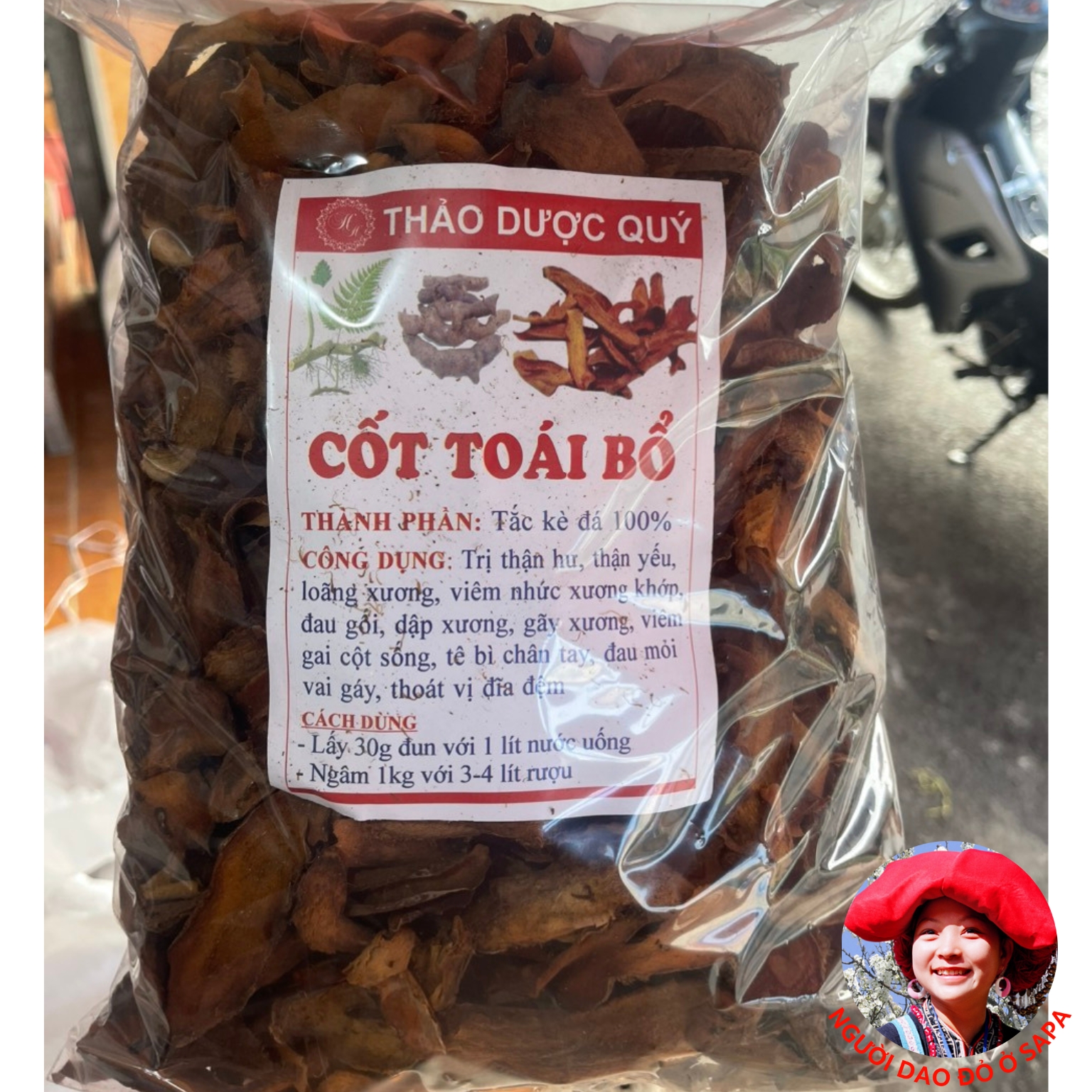Cốt toái bổ khô loại 1. Tắc kè đá vàng, dẹt thu hái rừng, thái lát phơi khô, bổ thận, mạnh gân xương, hoạt huyết, tán ứ