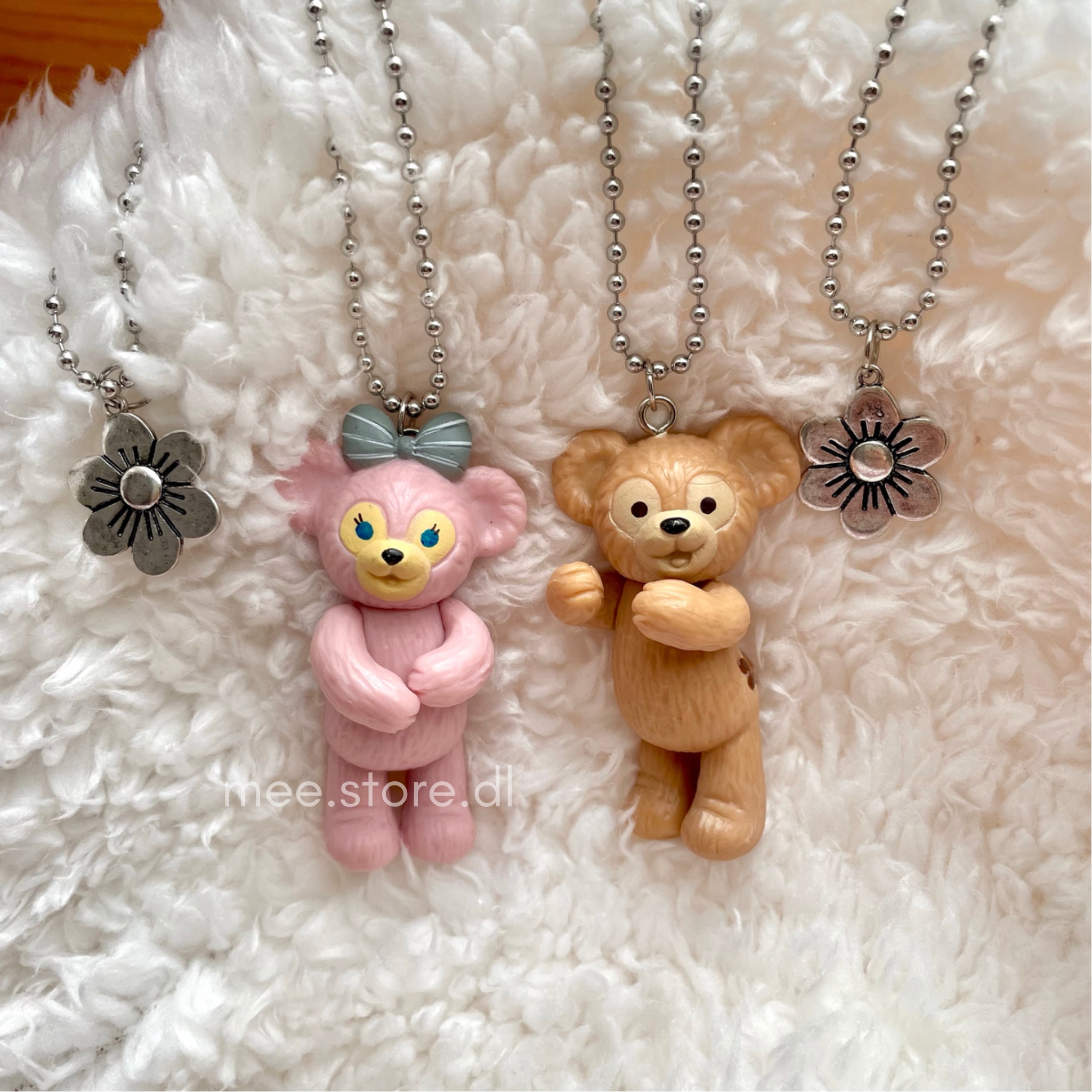 Dây chuyền vòng cổ dành cho cặp đôi Couple Cute Bears - Mee Store