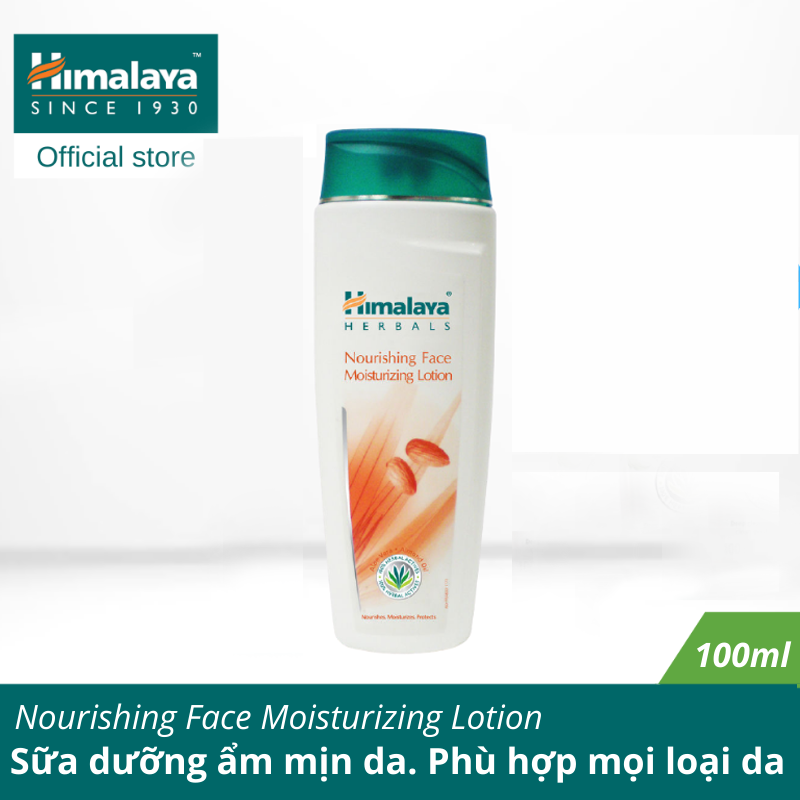 [HSD: 31.3.2025] ]Sữa dưỡng ẩm dành cho da mặt - Himalaya Nourishing Face Moisturizing Lotion 100 ml