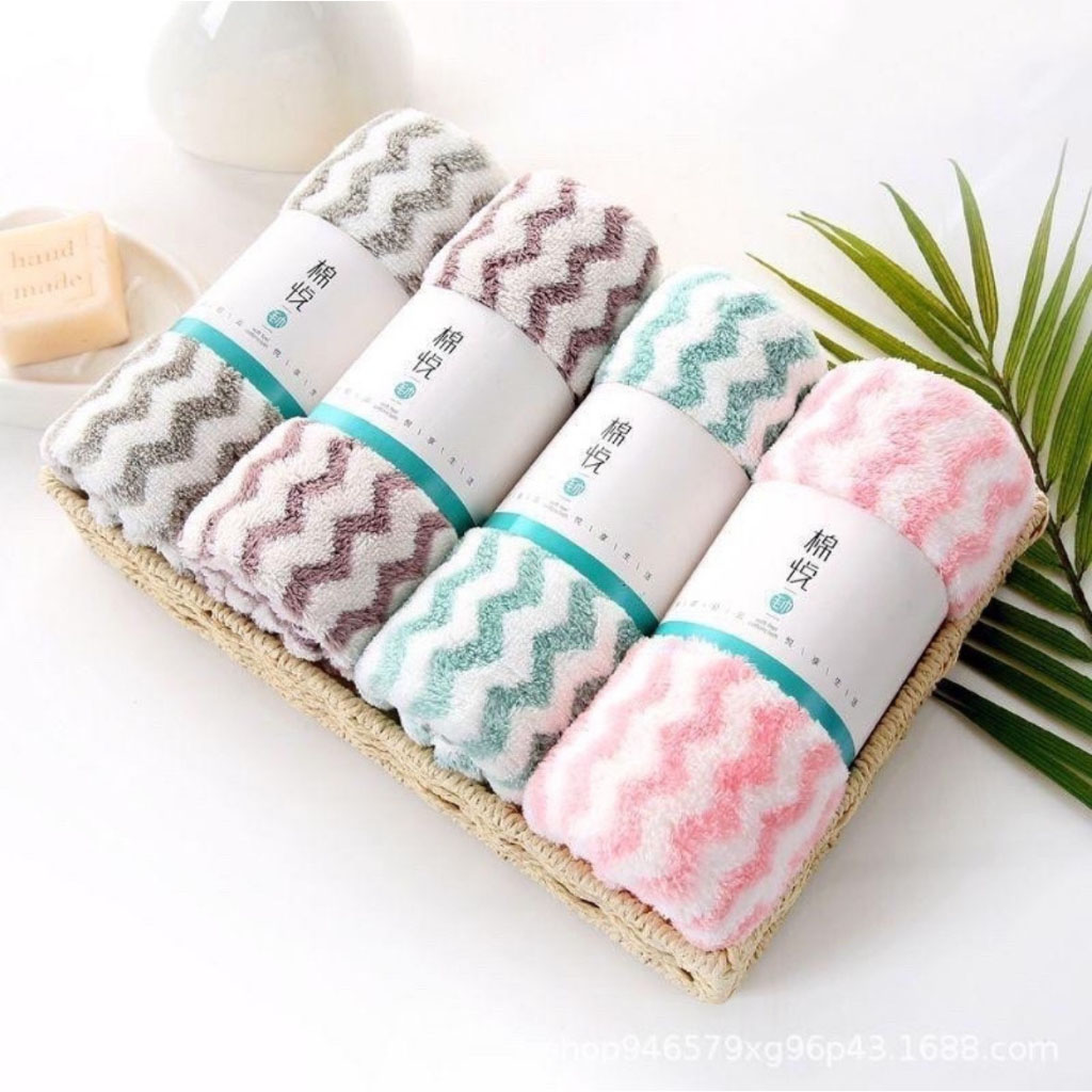Khăn mặt cotton khăn mặt lông cừu siêu mềm 30x50cm