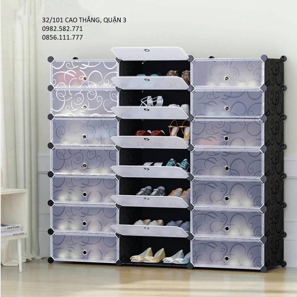 kỆ GIÀY 21 NGĂN SIZE LỚN, CHỨA ĐƯỢC 42 ĐÔI GIÀY NGƯỜI LỚN,chất liệu nhựa có khung thép lắp ghép siêu bền, siêu đẹp, giá tốt hàng nhập khẩu loại 1