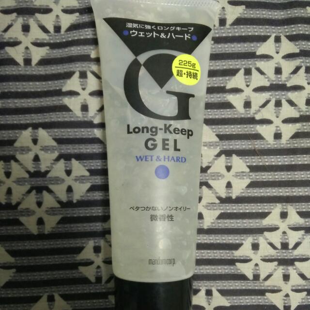 Long-keep gel wet & hard mandom corp hair gel 225 gr