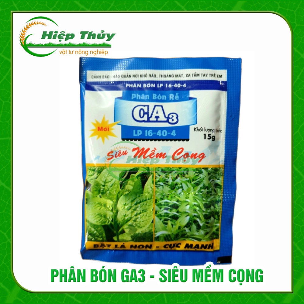 Phân bón lá ga3 lp 16-40-4 siêu mềm cọng - gói 15gr